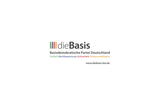 Bauzaun Banner "dieBasis" Standard
